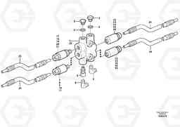 46202 Distribution block, B3 L350F, Volvo Construction Equipment