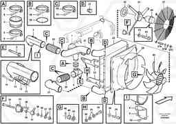 15057 Intercooler A25D S/N 13001 -, Volvo Construction Equipment