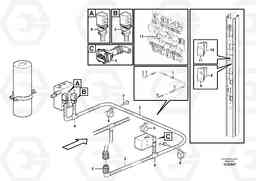 62023 Cable harness, boom suspension system. L110F, Volvo Construction Equipment