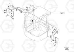 13655 Rear-view mirror, to be heated L30B TYPE 182, 183, 185 SER NO 3000 -, Volvo Construction Equipment