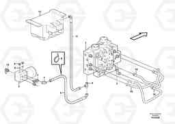 71419 Servo - hydraulic, hydraulic lines L120F, Volvo Construction Equipment