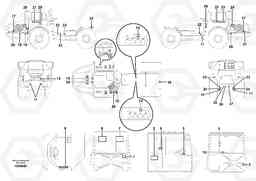 60165 Sign plates and decals T450D, Volvo Construction Equipment