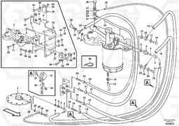 82454 Fuel line, fuel tank - filter - connection point L180F HL HIGH-LIFT, Volvo Construction Equipment