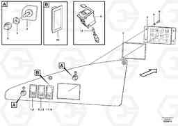 105195 Instrument panel, left A35E, Volvo Construction Equipment