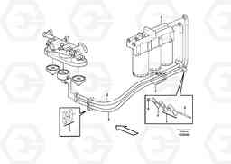 88268 Clamps to oil hoses L220F, Volvo Construction Equipment