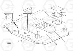 18600 Floor panels and cover plates A35E FS FULL SUSPENSION, Volvo Construction Equipment