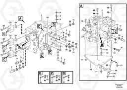 77184 Control valve with fitting parts A40E FS FULL SUSPENSION, Volvo Construction Equipment