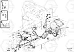 91030 Cable harnesses, front A40E FS FULL SUSPENSION, Volvo Construction Equipment