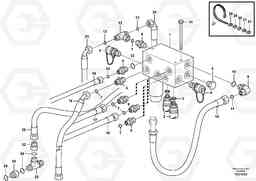 86127 Hydraulic brake system, motor unit, valve body A35E, Volvo Construction Equipment