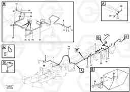 105614 Cable harnesses, rear A40E, Volvo Construction Equipment