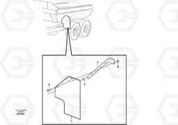 31990 Mudflap, load unit A35E FS FULL SUSPENSION, Volvo Construction Equipment