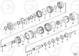 101944 Planetary gears and shafts A40E FS FULL SUSPENSION, Volvo Construction Equipment