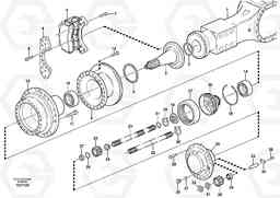 89783 Hub reduction, motorunit A25E, Volvo Construction Equipment