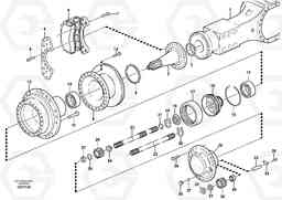 89542 Hub reduction, axle 2 load unit A25E, Volvo Construction Equipment