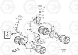 57477 Venting, planet shafts L180F, Volvo Construction Equipment
