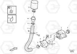 22111 Alternator with assembling details L150F, Volvo Construction Equipment