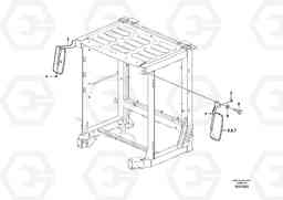 62406 Rear view mirror L220F, Volvo Construction Equipment