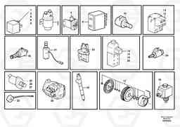 96839 Relays, sensors and solenoid valves, reference list L110F, Volvo Construction Equipment