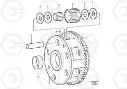 90825 Planet kit, stage 2 A30E, Volvo Construction Equipment