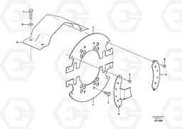 61274 Brake shield A25E, Volvo Construction Equipment