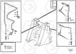 83801 Extended lube points for lift arm system L110F, Volvo Construction Equipment