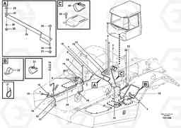 57526 Cable harnesses, front A25E, Volvo Construction Equipment