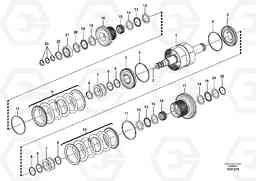 105517 Hydraulic clutch, 3rd / 4th speed L220G, Volvo Construction Equipment