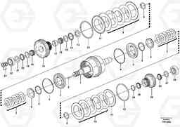 102154 Hydraulic clutch, forward / 1 st speed L220F, Volvo Construction Equipment