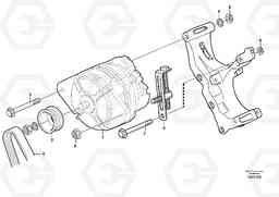 101229 Alternator with assembling details L150F, Volvo Construction Equipment