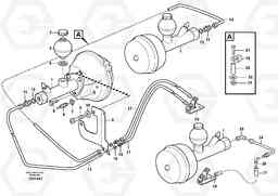 61283 Hydraulic brake system, load unit A25E, Volvo Construction Equipment