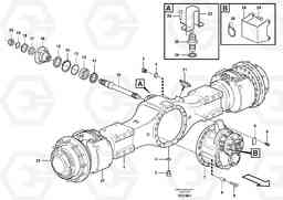 58743 Planetary axle 1, load unit A25E, Volvo Construction Equipment