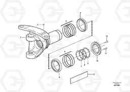 61307 Frame joint, horizontal bearing A25E, Volvo Construction Equipment