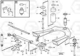 69921 Front axle suspension A25E, Volvo Construction Equipment