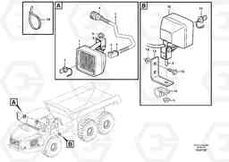 77044 Work lights A30E, Volvo Construction Equipment