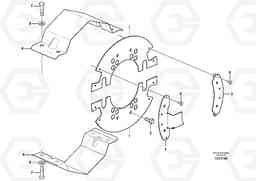 61911 Brake shield A30E, Volvo Construction Equipment