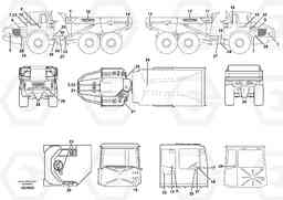 67252 Sign plates and decals A25E, Volvo Construction Equipment