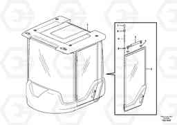 77131 Door with fitting parts L110F, Volvo Construction Equipment