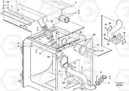 48268 Intercooler with connectors - D7 G900 MODELS S/N 39300 -, Volvo Construction Equipment