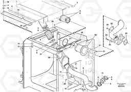 48268 Intercooler with connectors - D7 G900 MODELS S/N 39300 -, Volvo Construction Equipment