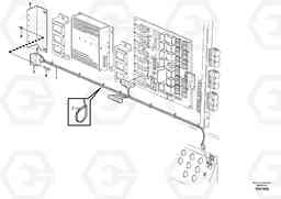 58547 Cable harness, time delay relay starter motor L120E S/N 19804- SWE, 66001- USA, 71401-BRA, 54001-IRN, Volvo Construction Equipment