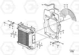 87009 Radiator with fitting parts BL61, Volvo Construction Equipment