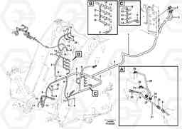 87048 Cable harness, front L180F HL HIGH-LIFT, Volvo Construction Equipment