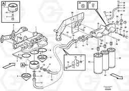 72447 Oil filter with fitting parts A35E FS FULL SUSPENSION, Volvo Construction Equipment