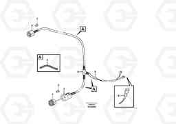 88308 Cable harness, preheating L180F HL HIGH-LIFT, Volvo Construction Equipment