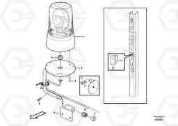 88864 Revolving warning light. L180F HL HIGH-LIFT, Volvo Construction Equipment