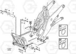 6982 Assemble attachment bracket. L220E SER NO 4003 - 5020, Volvo Construction Equipment