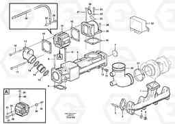 36970 Inlet manifold and exhaust manifold EC140B, Volvo Construction Equipment