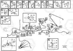88845 Rear cable harness with assembly parts L180F HL HIGH-LIFT, Volvo Construction Equipment