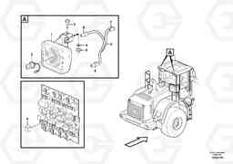 90124 Work lights, rear. L180F HL HIGH-LIFT, Volvo Construction Equipment