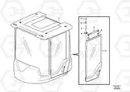 90755 Door with fitting parts L180F HL HIGH-LIFT, Volvo Construction Equipment